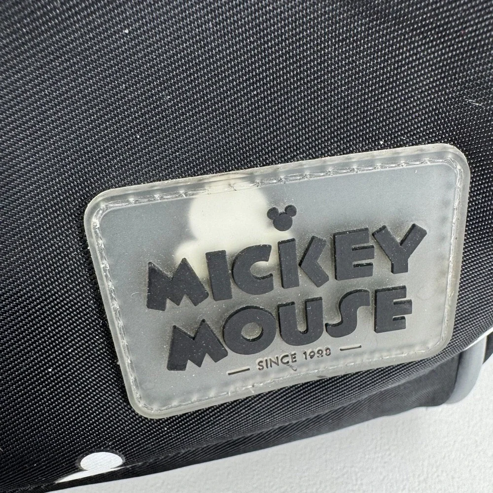 Disney Mickey Mouse Backpack Peek-A-Boo Polka Dot‎ Zip Close Travel Diaper Bag